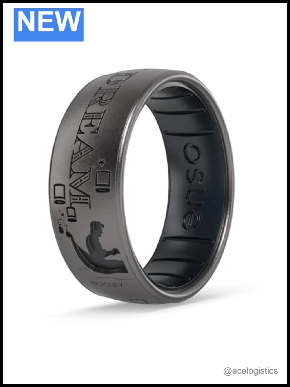 Silicone Statement Ring - Comfortable Flexible Design